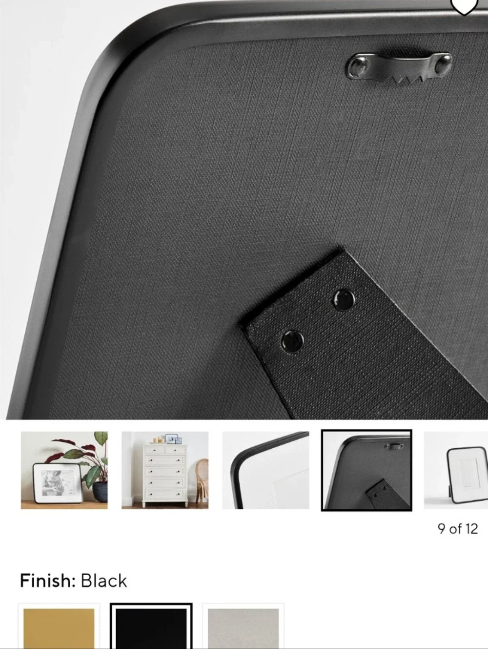 Pottery Barn Radius Picture Frame